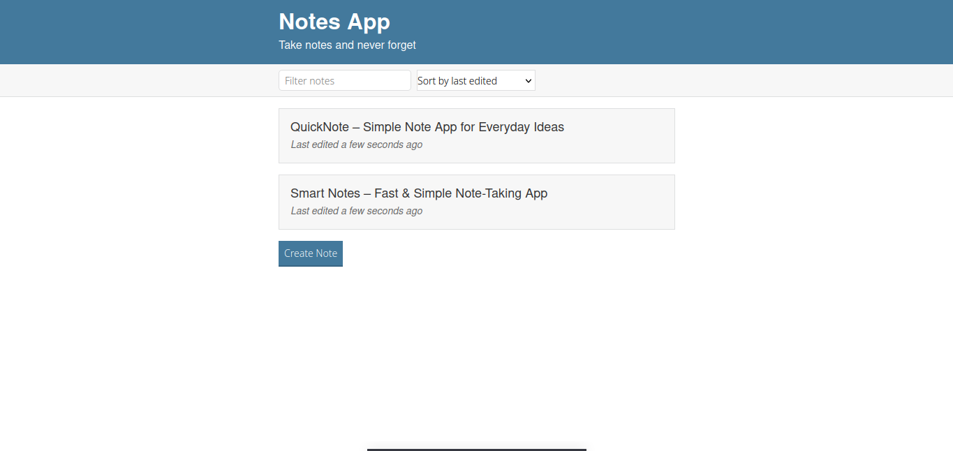 Note-Taking App